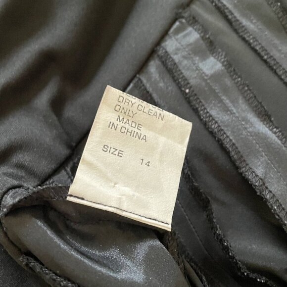 Diane Von Furstenberg Dress Pants Women's Size 14 Gray Flat Front Straight Leg - Picture 3 of 4